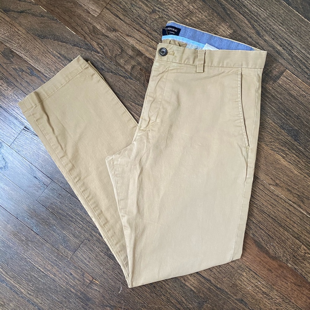 Banana Republic Men’s Fulton Skinny Chino 34W 32L
